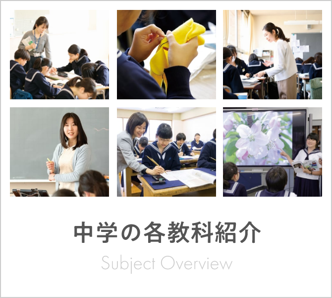 中学の各教科紹介(SP)